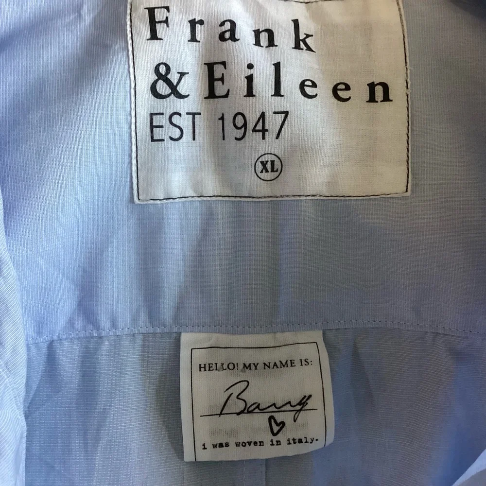 Frank & Eileen Barry Shirt Lt Blue XL - Picture 3 of 7